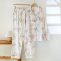 Elegant Cherry Blossom Pajama Set