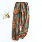 Retro Jacquard Pajama Bottoms