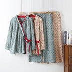 Cherry Blossom Cotton Kimono Set