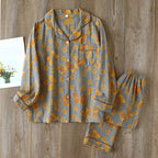 Vintage Cotton Butterfly Pajama Set