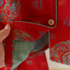 Red Ethnic Pattern Set
