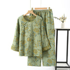 Rose Floral Nightdress Set