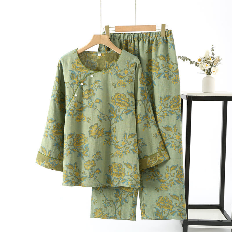 Rose Floral Nightdress Set