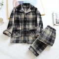 Plaid Flannel Pajama Set