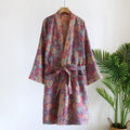 Retro Jacquard Patterned Robe