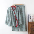Cherry Blossom Cotton Kimono Set
