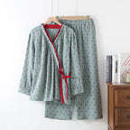 Cherry Blossom Cotton Kimono Set