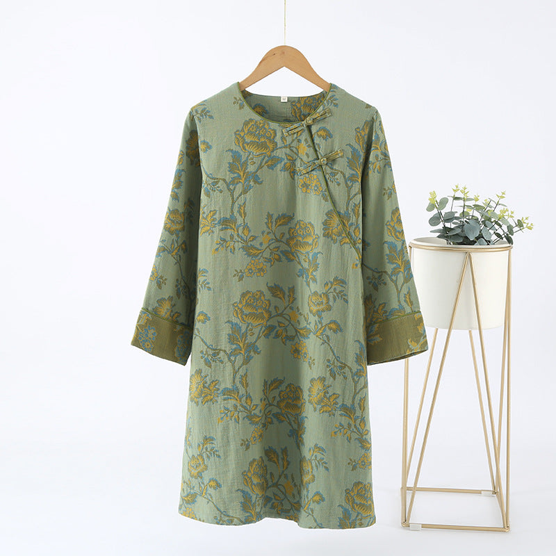 Bow Detail Cotton Nightgown