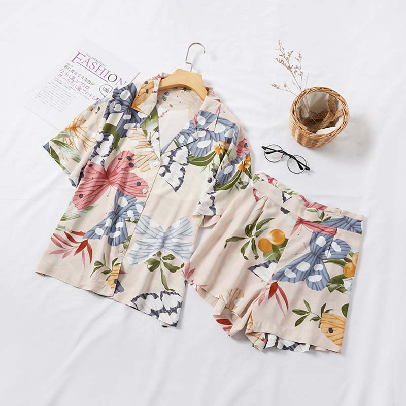 Butterfly Loungewear Short Set