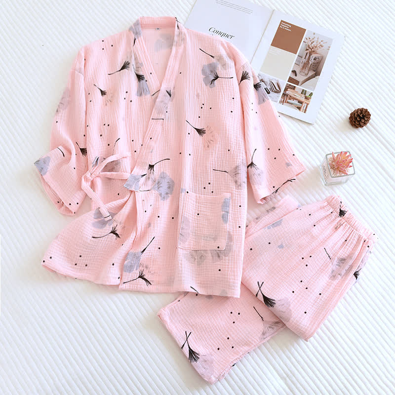Comfortable Soft Kimono Set